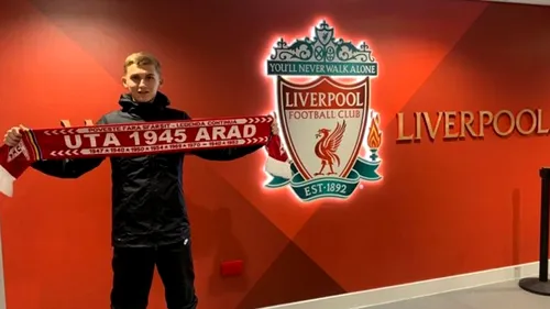 Reacția puștiului român care a fost în teste la Liverpool: ”Te lasă pur şi simplu cu gura căscată. E o altă lume”