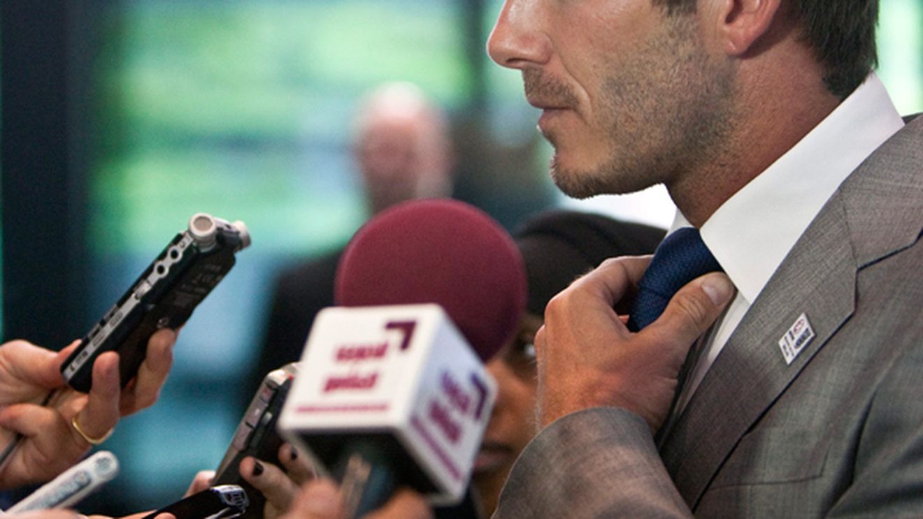 David Beckham, curtat insistent de West Ham