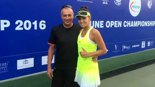 As Jaqueline Cristian! Tânăra speranță a învins o jucătoare mai bine clasată cu 120 de locuri la turneul ITF de la Pune