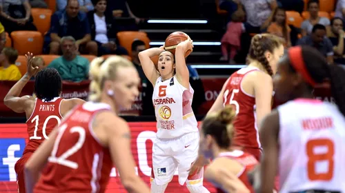 Campioana europeană la baschet feminin, Spania, eliminată în semifinalele CE din 2015