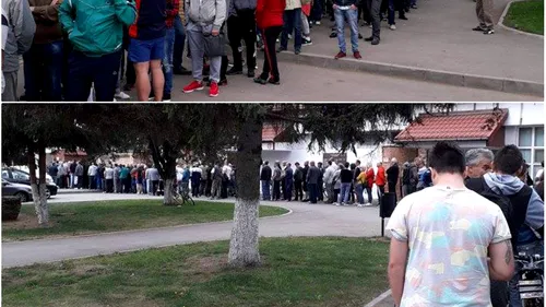 FOTO | Și Dinamo umple stadioane, dar în play-out: cozi uriașe pentru următorul meci al 