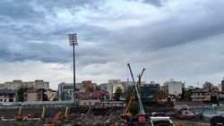 Mișcări importante în șantierul noului stadion Dinamo. Ce s-a întâmplat, peste noapte, în „Groapă”! EXCLUSIV