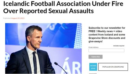 Scandal sexual ieșit la iveală în Islanda chiar înainte de meciul cu România! Președintele Federației și-a dat demisia. Un fotbalist de la CFR Cluj, dat afară din naționala nordică?