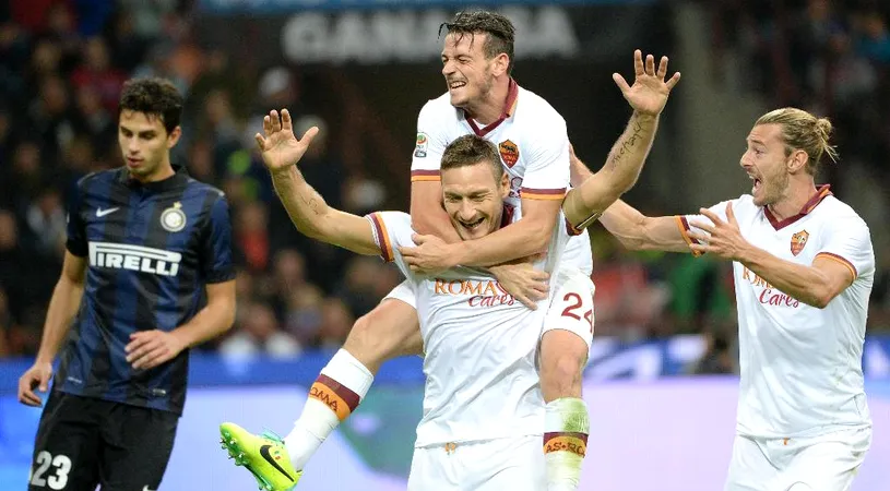 Totti, imperial în Inter - AS Roma 0-3! 