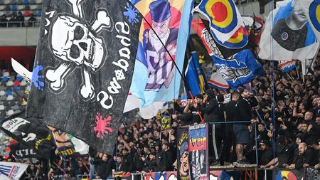 Epic fail din partea Peluzei Sud la meciul Steaua - Rapid 0-0 din Cupa României Betano! Mesaj copiat cuvânt cu cuvânt de la rivalii de la Dinamo | FOTO