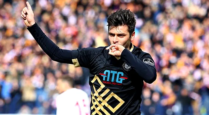 Osmanlispor e în formă înaintea meciului cu Steaua. VIDEO | Raul Rusescu a marcat în victoria cu Trabzonspor, 2-0