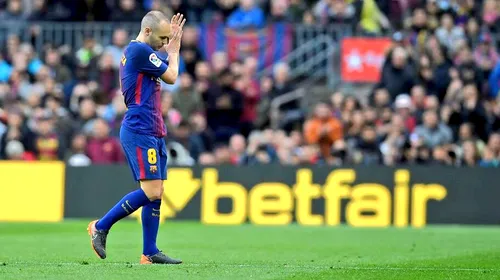 „Don Andres” spune „adio”. Iniesta și-a anunțat șefii și colegii că pleacă de la Barcelona: unde va juca în următorii trei ani