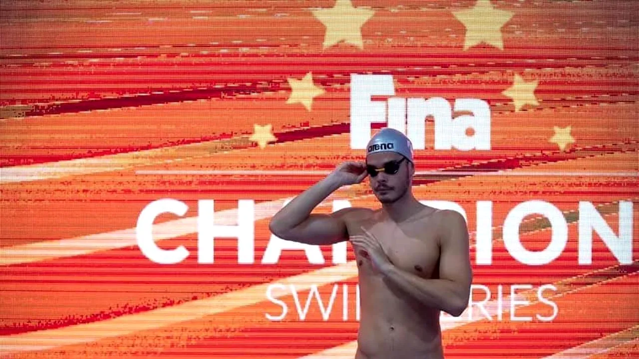 Robert Glință, medalie de bronz la etapa a doua a FINA Champions Swim Series