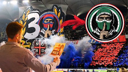 E scandalul cât casa după FCSB - Rapid! Designerul care acuză de furt Peluza Nord îi face praf pe ultrașii campioanei: „Niște clovni”. Cât a costat scenografia. EXCLUSIV