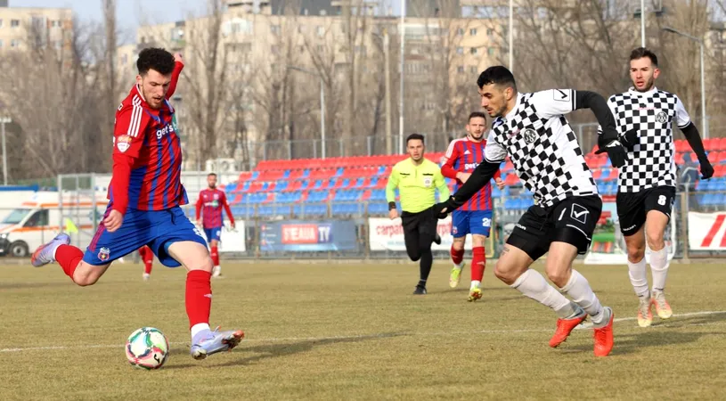 VIDEO | Steaua, cea mai clară victorie în amicale. A marcat de cinci ori numai în prima repriză a partidei cu CSM Jiul Petroșani, dar nu a scăpat nici de această dată fără gol primit