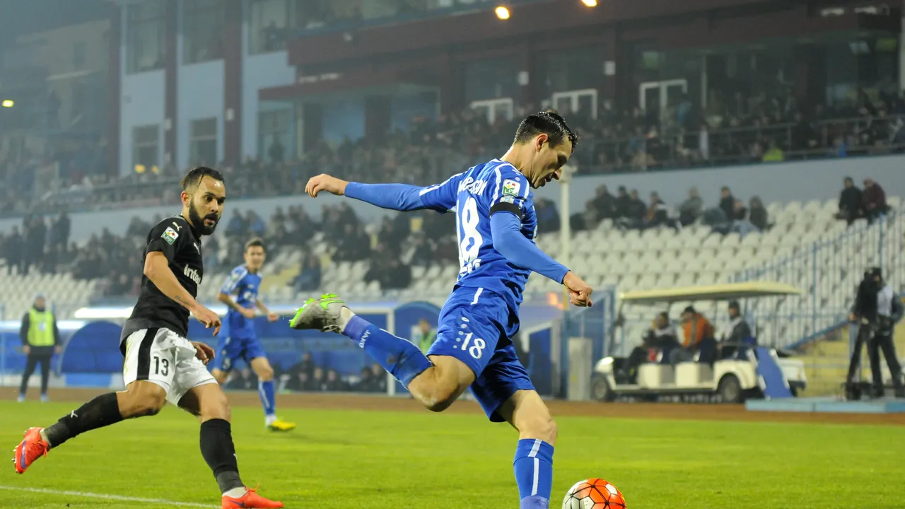 Pandurii - Astra 0-0. Meci spectaculos pe canicula de la Severin. Hora și Daniel Niculae au ratat ocaziile meciului