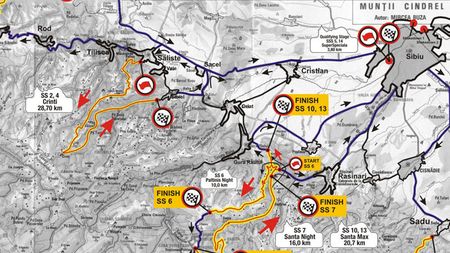 De azi încep înscrierile la Raliul Sibiului 2013! 228 kilometri împărțiți în 14 probe speciale