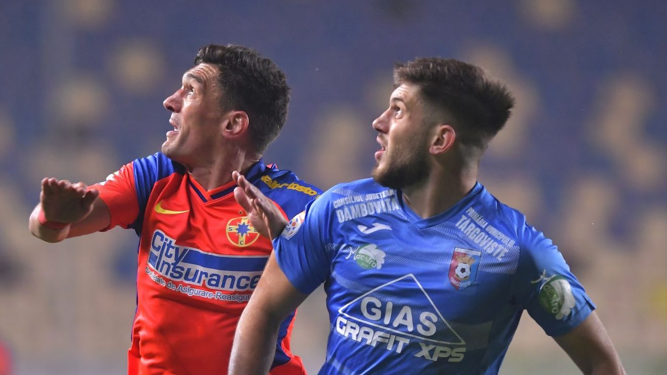 Chindia Târgoviște - FCSB 0-1 | Bucureștenii se impun dintr-un penalty dictat în minutul 5 al prelungirilor, după ce gazdele au jucat aproape tot meciul în inferioritate numerică!