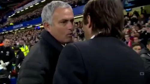 „Am un mare respect pentru Jose”. Reacția lui Conte după ce camerele de luat vederi au surprins dialogul aprins dintre Mourinho și italian. Ce și-au spus cei doi