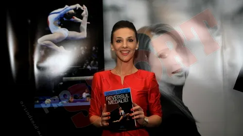 FOTO Andreea Răducan și-a lansat cartea autobiografică! Vezi ce se ascunde în spatele unei medalii!