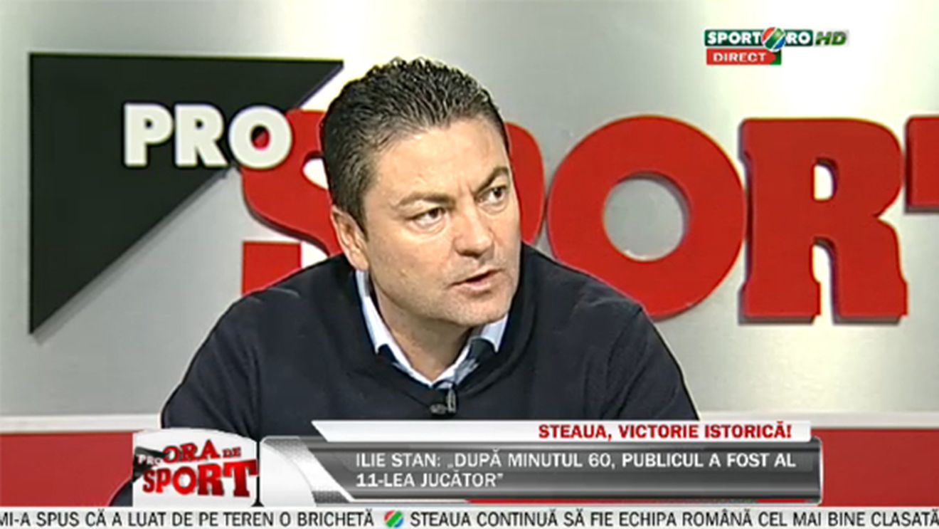 Ilie Stan: "După minutul 60,** publicul a fost al 11-lea jucător al nostru" Cum explică eliminarea lui Florin Costea
