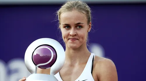 BRD Bucharest Open, al doilea trofeu al carierei pentru Karolina Schmiedlova: „Încă nu pot să cred că am câștigat”