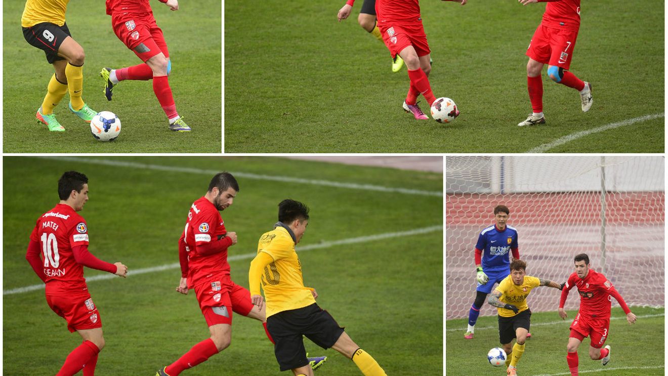 ANALIZĂ‚. "Câinii" l-au învins pe Lippi. Cum au jucat elevii lui Stoican în amicalul cu Guangzhou Evergrande 