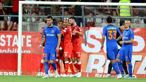 UTA Arad – FCSB 2-1, în etapa a 7-a din Superliga | Roș-albaștrii, în 9 oameni, pierd primul meci din acest sezon