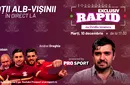 La 17:30 începe „EXCLUSIV RAPID” pe canalul de YouTube – ProSport