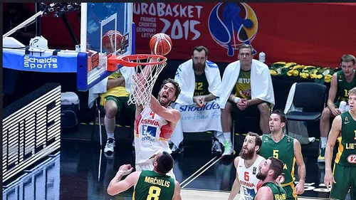 EURO Baschet 2015 | Espana campeon! Cu un jucător fenomenal în echipă, Pau Gasol, ibericii au redevenit stăpânii Europei. Franța s-a consolat cu medalia de bronz