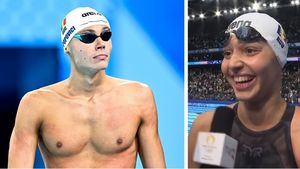 Rebecca Diaconescu e fermecată de David Popovici și a avut o reacție de admirație deplină, la Jocurile Olimpice de la Paris! A dezvăluit cum se poartă înotătorul cu ea în privat: „E un om fenomenal”