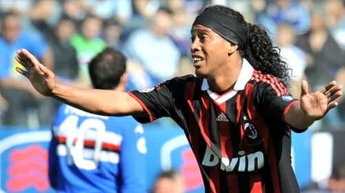 Milanezii vor să-l vândă pe Ronaldinho! **Vezi cât cer!