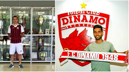 OFICIAL | Dinamo și CFR au făcut schimbul verii! Nascimento și Nistor au fost prezentați. Detaliile celor două mutări