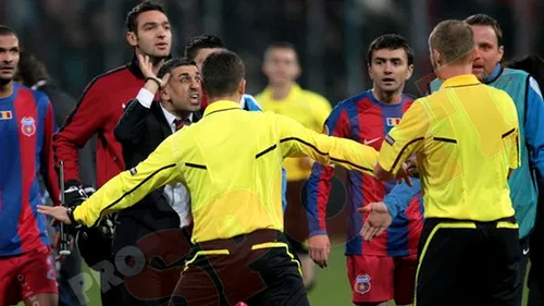 Arbitrul, observatorul și italienii o vor pe Steaua afară din Europa!** Duckadam nu se gândește la excludere: 