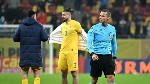 Cât de vinovat este arbitrul danez pentru ce s-a întâmplat în România – Kosovo: verdictul specialistului