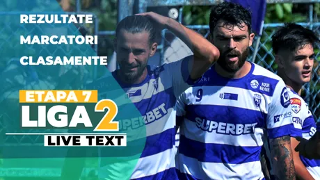 Etapa 7 Liga 2 | Știința Poli s-a chinuit acasă cu Ștefăneștiul, Slatina rămâne lider. SC Popești Leordeni își continuă parcursul senzațional, CS Dinamo pune în cont încă un eșec la scor