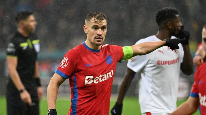 Darius Olaru a pus tunurile pe arbitrul derby-ului FCSB - Dinamo: „E cam sensibil. Poate a văzut că luăm 10.000 de euro amendă și d-aia ne dă galbene”