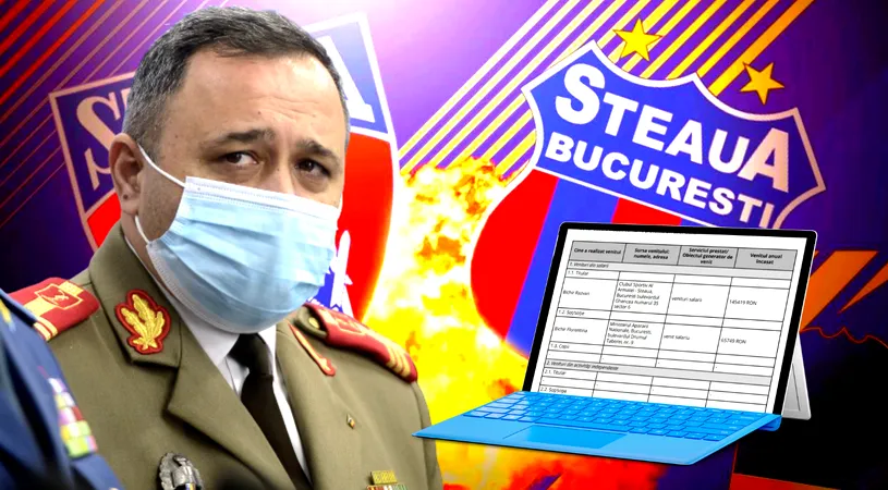 Ce salariu de corporatist are comandantul de la Steaua, Ștefan Răzvan Bichir: cu cât a crescut în 2022, deși secția de fotbal, cea mai importantă a clubului, nu are drept de promovare în Superliga! Reacție oficială a CSA și declarația de avere | EXCLUSIV