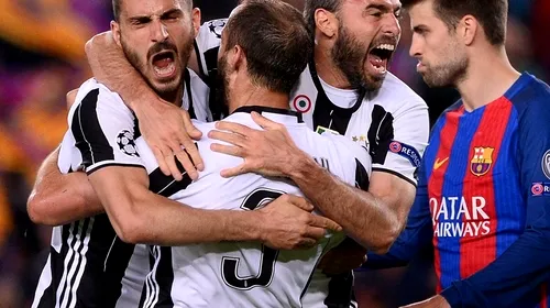 Juventus, a treia echipă din istoria Champions League care nu ia gol într-o dublă manșă cu Barcelona. Ce s-a întâmplat cu celelalte două formații care au reușit această performanță