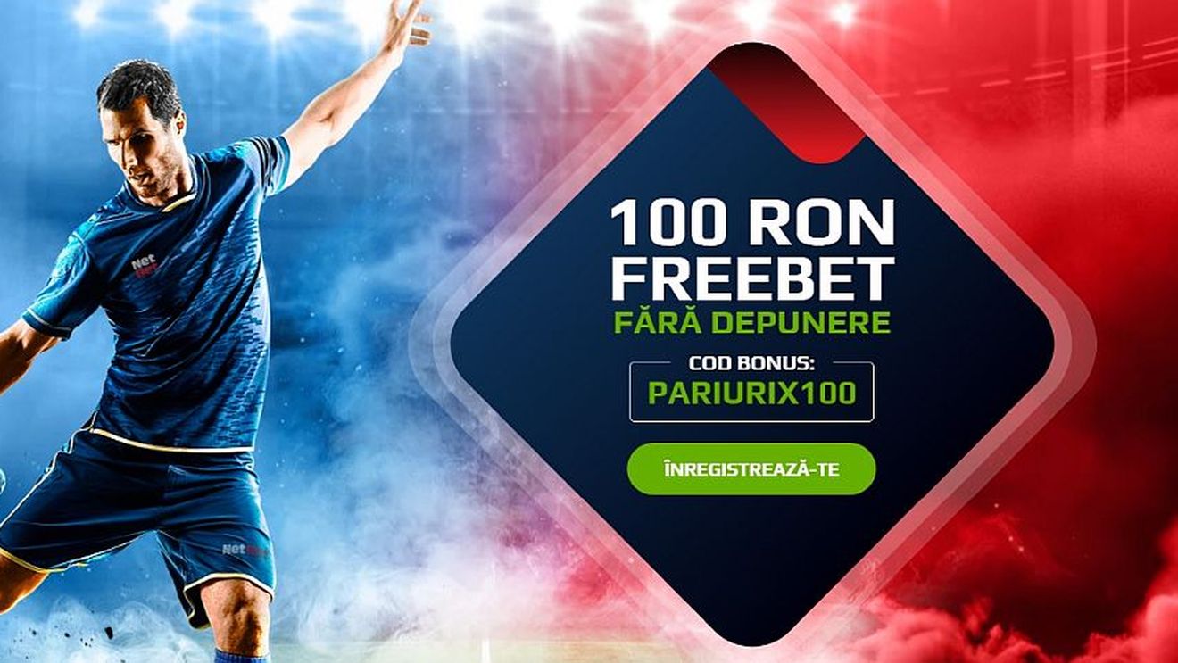 Ofertă Netbet: 100RON FREEBET fără depunere EXCLUSIV (P)
