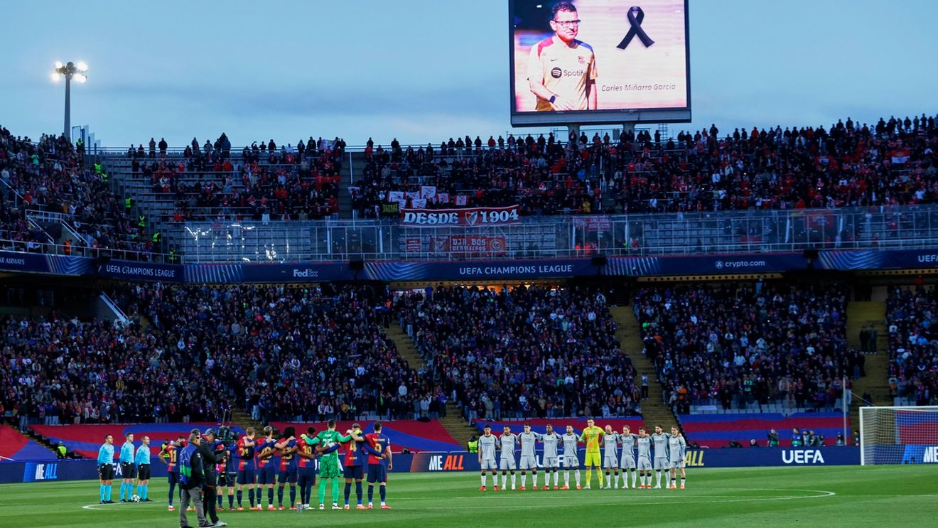 Ce s-a întâmplat în timpul momentului de reculegere pentru medicul Carles Minarro, la Barcelona - Benfica