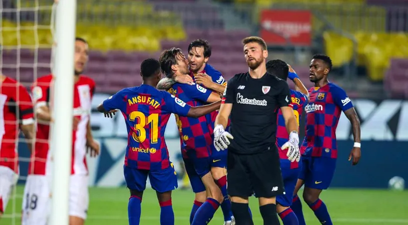 Rezumat Barcelona - Athletic Bilbao 1-0. Leo Messi a fost decisiv în victoria catalanilor, care revin pe primul loc în La Liga | VIDEO cu fazele meciului