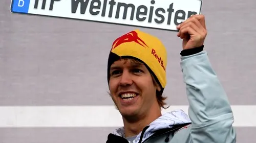 Bonus de 3 milioane de euro primit de Vettel pentru titlul mondial