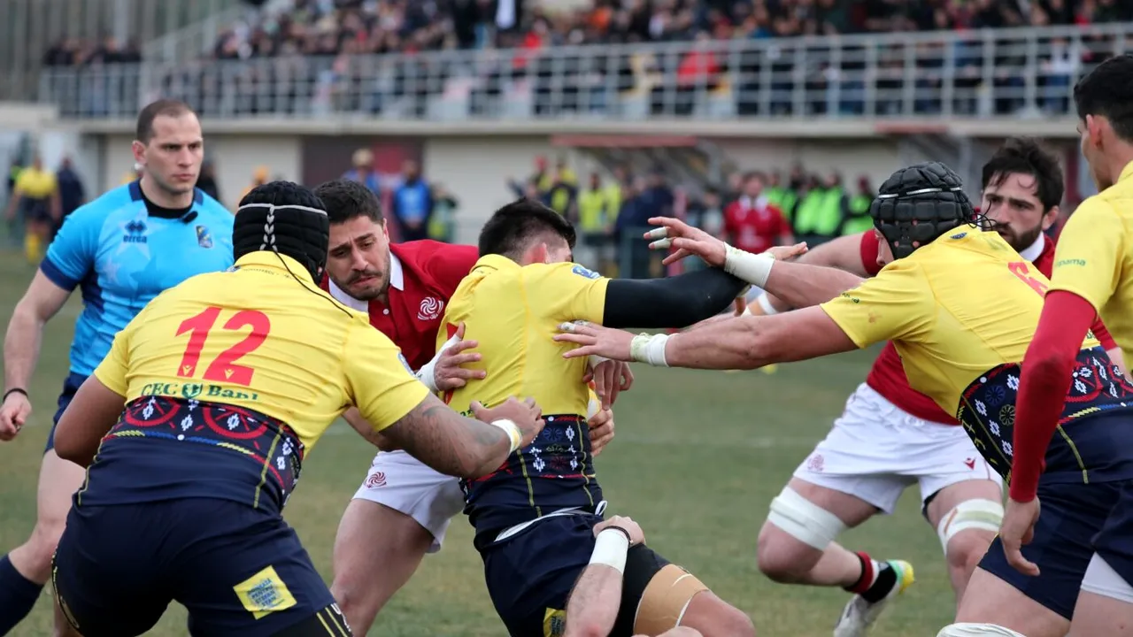 Naționala de rugby a României, înfrângere cu Georgia în semifinalele Campionatului European. Cu cine se vor duela „tricolorii” în finala mică