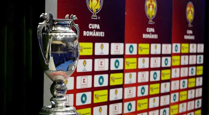 A fost stabilit programul optimilor Cupei României. Două jocuri vor fi organizate pe alt stadion decât al echipei considerate gazdă. Când joacă FCSB, Dinamo, Craiova sau Viitorul