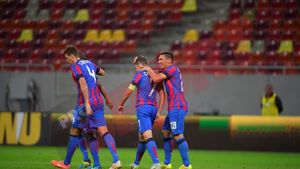 Keșeru, 12 minute magice. Vârful Stelei a ajuns la 15 goluri în acest sezon, după hattrick-ul cu Aalborg: "Am dat drumul la motoare și s-a văzut"