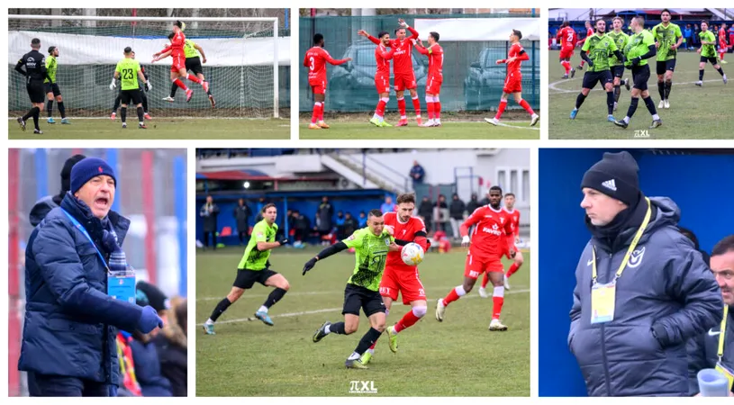 Unirea Ungheni e ca și eliminată din Cupa României, dar a scos un rezultat pozitiv cu UTA. Eusebiu Tudor e mulțumit, Mircea Rednic și-a ”demolat” elevii