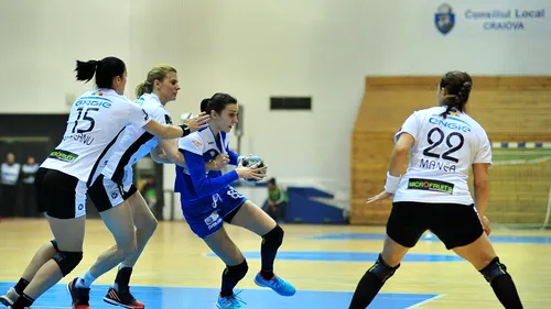 CSM București - SCM Craiova, finala Cupei României la handbal în acest sezon. Formația din Bănie s-a calificat în cupele europene