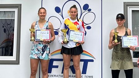 Noua campioană națională la tenis promite să-i calce pe urme Simonei Halep: „Ne asemănăm fizic, dar și mental!" Sara Dragnea a câștigat titlul, deși a participat la o categorie de vârstă superioară | EXCLUSIV