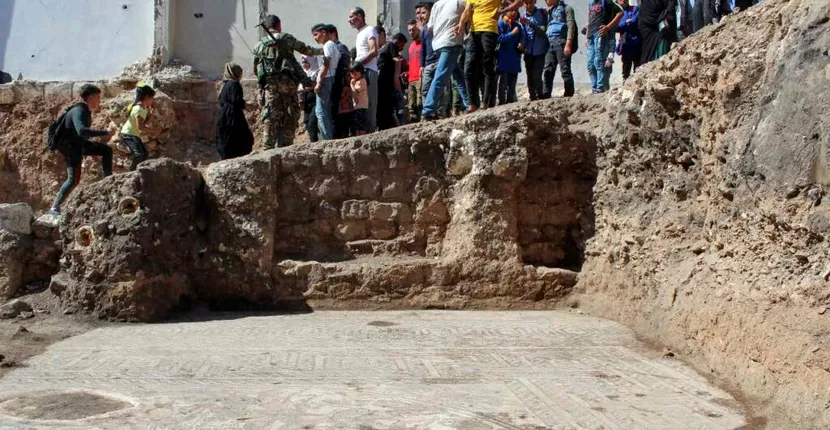 Un mozaic rar din epoca romană a fost descoperit în Siria. Este cea mai completă și cea mai excepțională lucrare