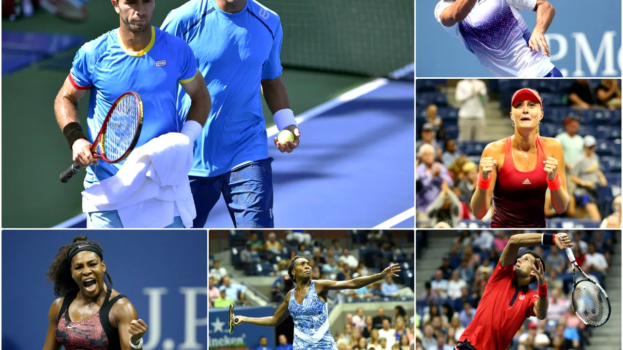 LIVE BLOG US Open, ziua a 9-a | Serena trece de Venus, într-un recital de tenis agresiv, cu decisiv. La 32 ani, Vinci joacă o primă semifinală. Tecău și Rojer, opriți în sferturi, la dublu. Djokovic face pasul în semifinala cu Cilic, la ora 01:10!