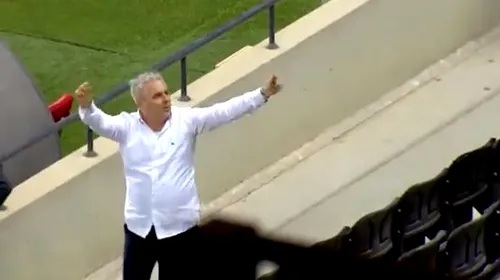 Șumi-dans! Marius Șumudică a făcut specacol în tribună, după golul marcat de Alex Maxim în prelungiri | VIDEO