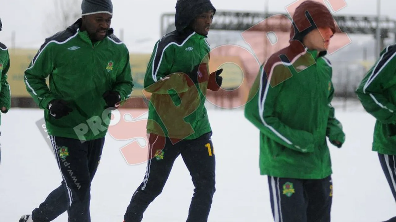 FOTO** Akakpo, la primul antrenament după atentatul din Angola!