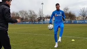 Veste excelentă pentru Universitatea Craiova! Elvir Koljic a revenit pe teren, după aproape 4 luni | VIDEO