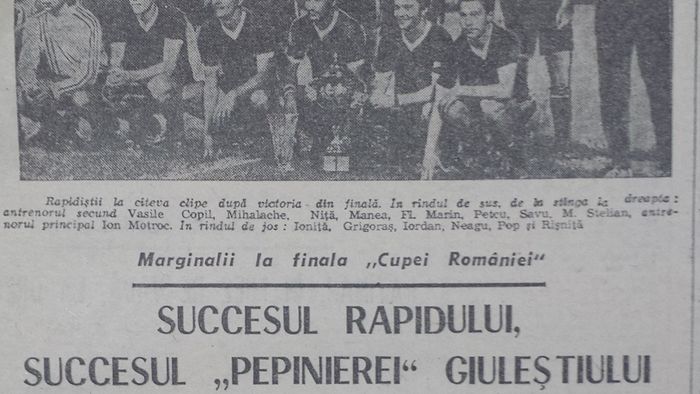 Cea mai frumoasă poveste cu regretatul Nicolae Manea. Cum a bătut, în 1975, Craiova lui Balaci de unul singur în finala Cupei României. "Lumea spunea că ne vor da o căruță de goluri"